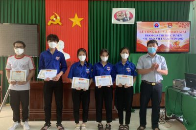 Đoàn trường, Hội Liêp hiệp thanh niên Việt Nam trường THPT Sơn Mỹ tổ chức tổng kết và phát thưởng một số hoạt động đã triển khai trong thời gian qua.